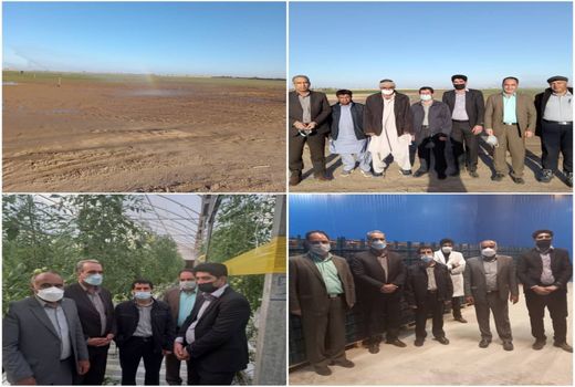 افتتاح دو طرح کشاورزی در نرماشیر در ایام الله دهه فجر