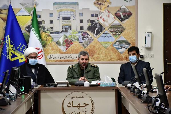برگزاری مراسم سالگرد شهادت حاج قاسم سلیمانی در سازمان جهاد کشاورزی آذربایجان شرقی