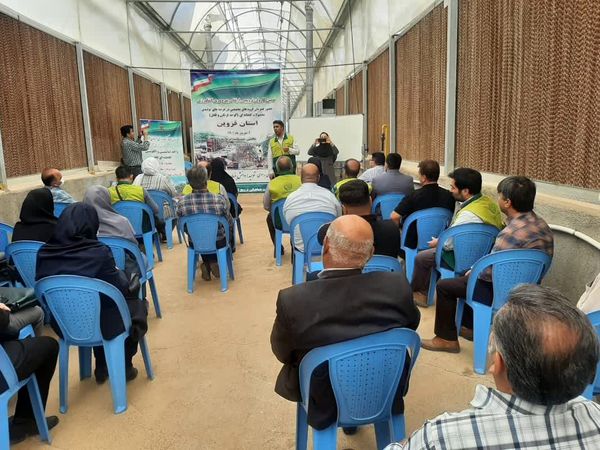 نهمین کاروان ترویجی ارتقای بهره وری کشاورزی در عرصه بیماری‌های گلخانه‌ای در استان قزوین برگزار شد