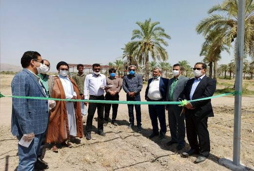 افتتاح  و کلنگ زنی ۳ طرح کشاورزی در منوجان