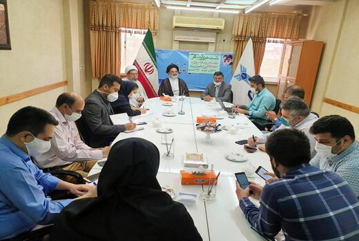 برگزاری نشست خبری آیت اله تقوی نماینده  ولی فقیه در وزارت جهادکشاورزی با اصحاب رسانه