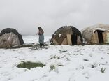 نجات جان یک نوزاد و دو کودک عشایری گرفتار در برف در اهر / ۱۰۰۰ راس دام  تلف شد