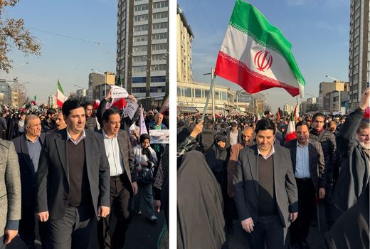 حضور در اجتماع بزرگ همبستگی ملی علیه اقدامات تروریستی