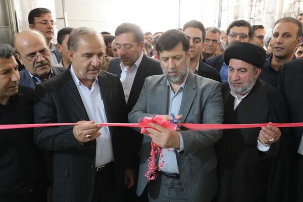 افتتاح سایت بسته‌بندی بازار داخلی کارخانه گلاب داراب