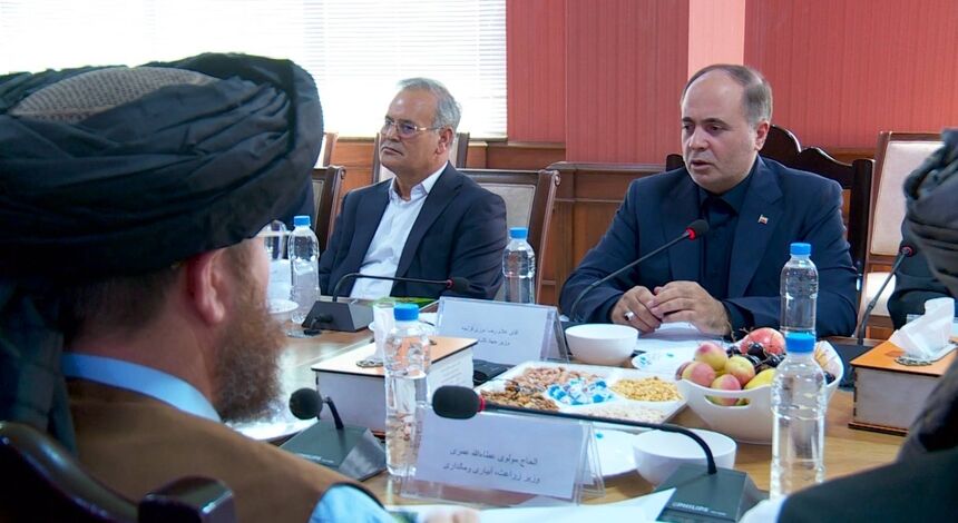 دیدار وزیر جهادکشاورزی ایران با وزیر زراعت، آبیاری و مالداری افغانستان + فیلم