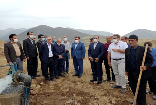 افتتاح طرح آبیاری کم فشار به مساحت 47 هکتار در روستای چینی بولاغ بستان آباد