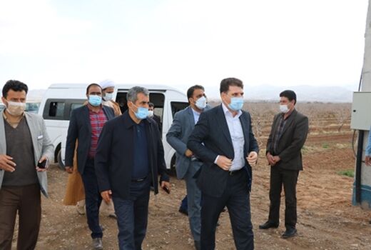 طرح آبیاری تحت فشار در سطح ۶۰ هکتار در منطقه چترود شهرستان کرمان افتتاح شد