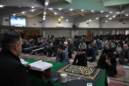 برگزاری مراسم عزاداری حسینی در سازمان جهاد کشاورزی آذربایجان شرقی 