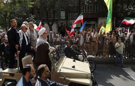 حضور پرشور بسیجیان سازمان جهاد کشاورزی آذربایجان‌شرقی در همایش اقتدار ۳۱۳ هزار نفری جان‌فدایان