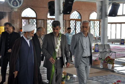 حضور مدیران سازمان جهاد کشاورزی در گلزار شهدا