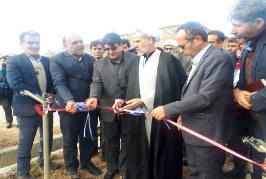افتتاح پروژه آبیاری تحت فشار امیرآباد شهرستان کیار