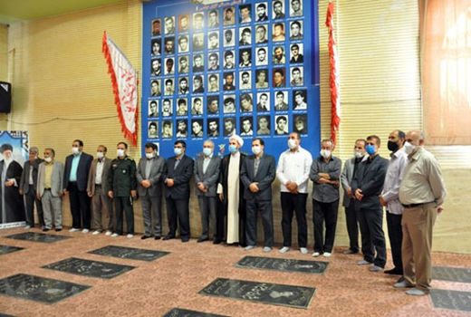 تجدید بیعت کارکنان مرکزتحقیقات و آموزش کشاورزی و منابع طبیعی آذربایجان شرقی با آرمانهای مقدس شهدا در هفته دفاع مقدس
