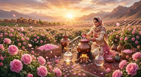 عطر هویت ایرانی؛ تأملی بر روز گل محمدی و گلاب