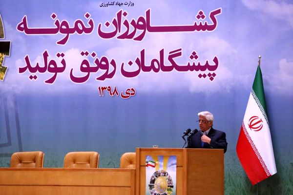 ضریب امنیت غذایی از تولید داخل به 85 درصد می رسد