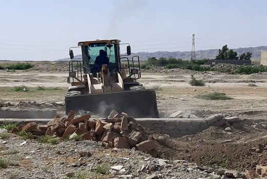 استمرار عملیات قلع و قمعِ تغییر کاربری‌های غیر مجاز در رامهرمز