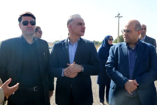 بازدید معاون وزیر جهاد کشاورزی از مزرعه تولید بذر ذرت قزوین 