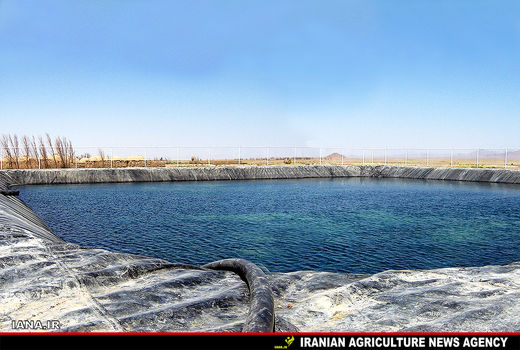 استخر ذخیره آب کشاورزی 