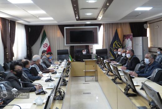 جلسه شورای هیئت هفت نفره واگذاری زمین در سازمان جهاد کشاورزی خراسان شمالی برگزار شد