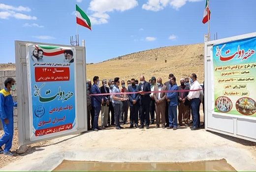 یک واحد مرغداری در شیراز گشایش یافت 