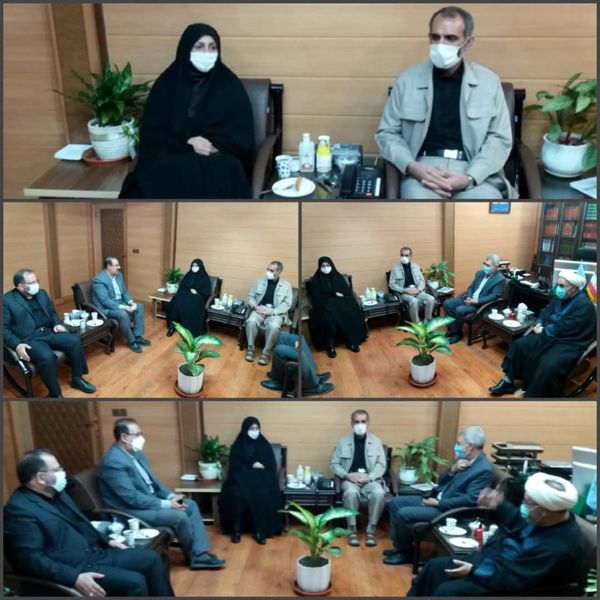 دیدار رییس سازمان جهاد کشاورزی با رییس کل دادگستری استان قزوین