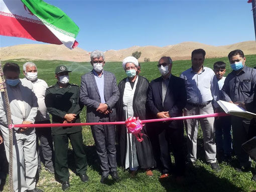 افتتاح طرح 5 هکتاری آبیاری تحت فشار در هشترود