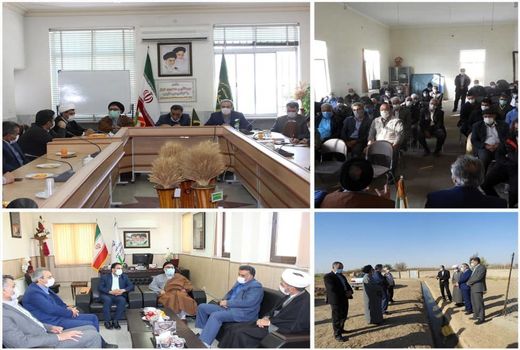 بازدید رییس سازمان و نماینده ولی فقیه در سازمان از کشاورزی طبس