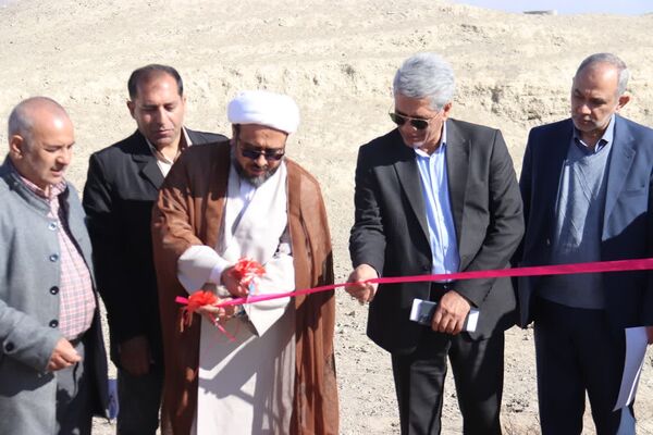 افتتاح پروژه مرمت و بازسازی قنات در سمنان