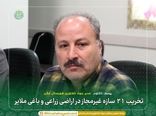 تخریب ۲۱ سازه غیرمجاز در اراضی زراعی و باغی ملایر 
